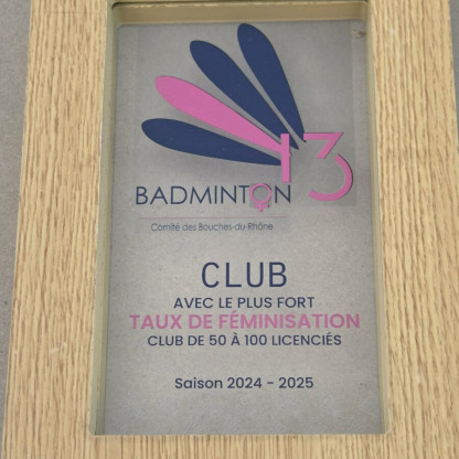 Trophée du club avec le plus grand taux de féminisation