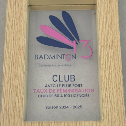 Trophée du club avec le plus grand taux de féminisation